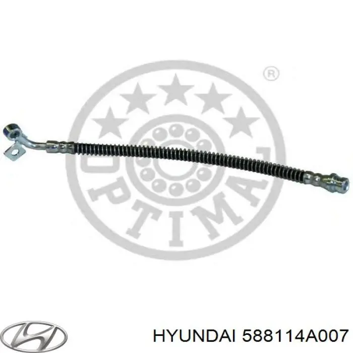 Купити 588114A007 Hyundai/Kia Шланг гальмівний передній, правий