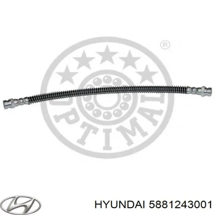 5881243001 Hyundai/Kia шланг гальмівний задній