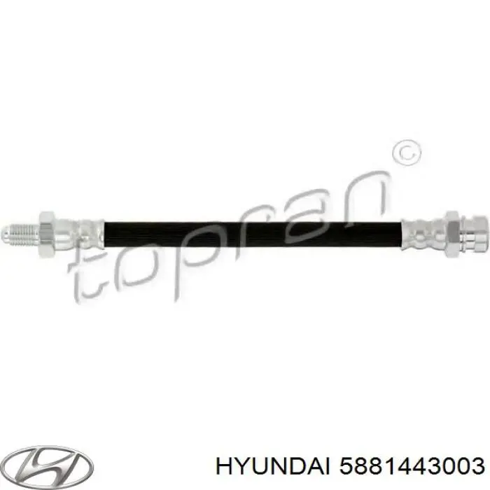Hyundai/Kia шланг гальмівний передній