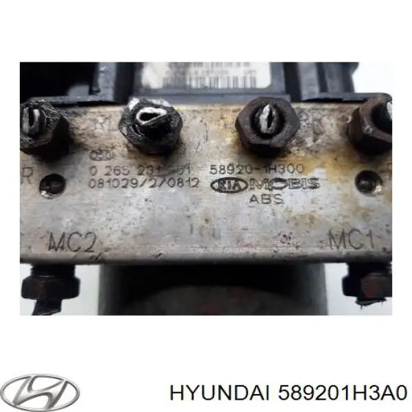 589201H3A0 Hyundai/Kia блок керування абс (abs)