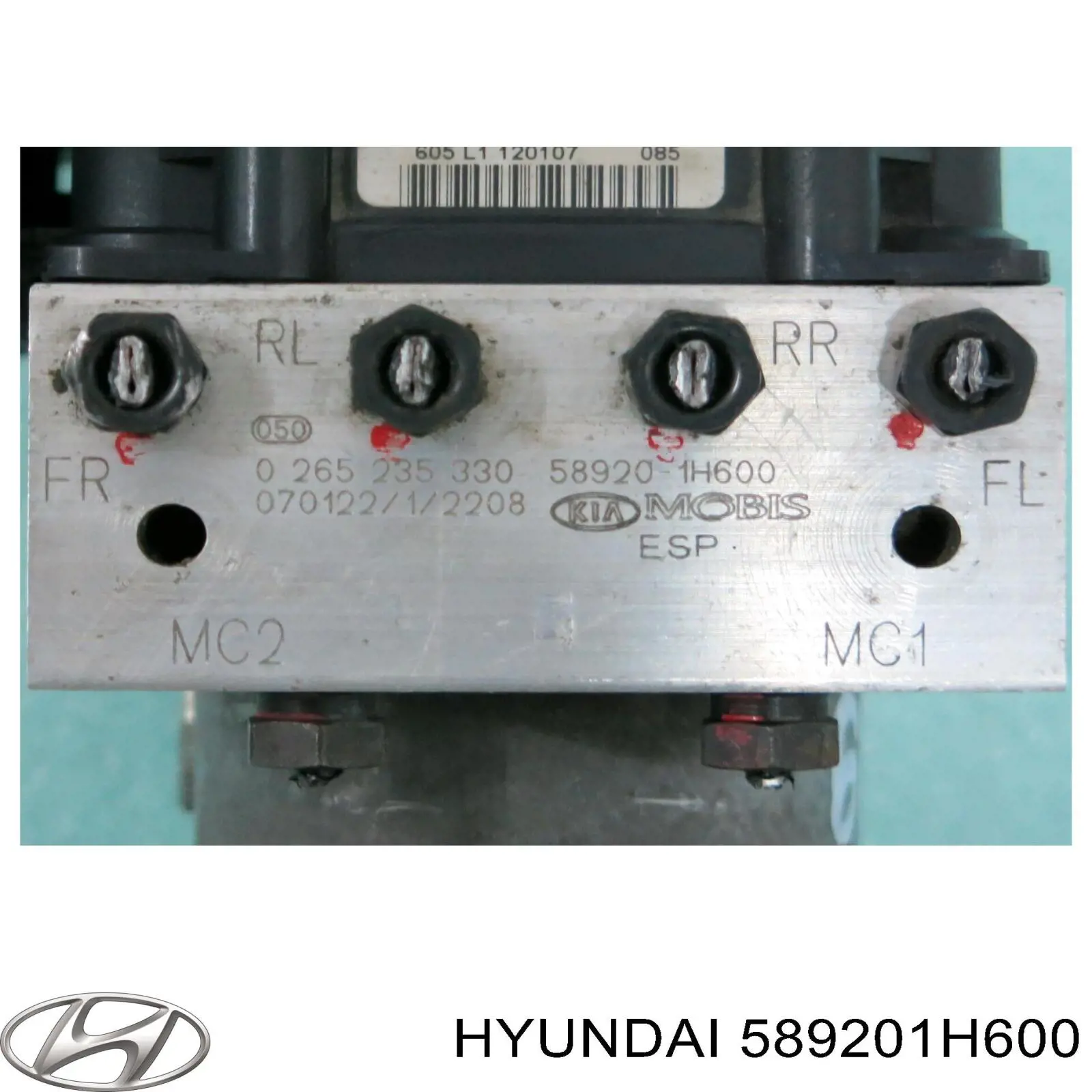 589201H600 Hyundai/Kia блок керування абс (abs)