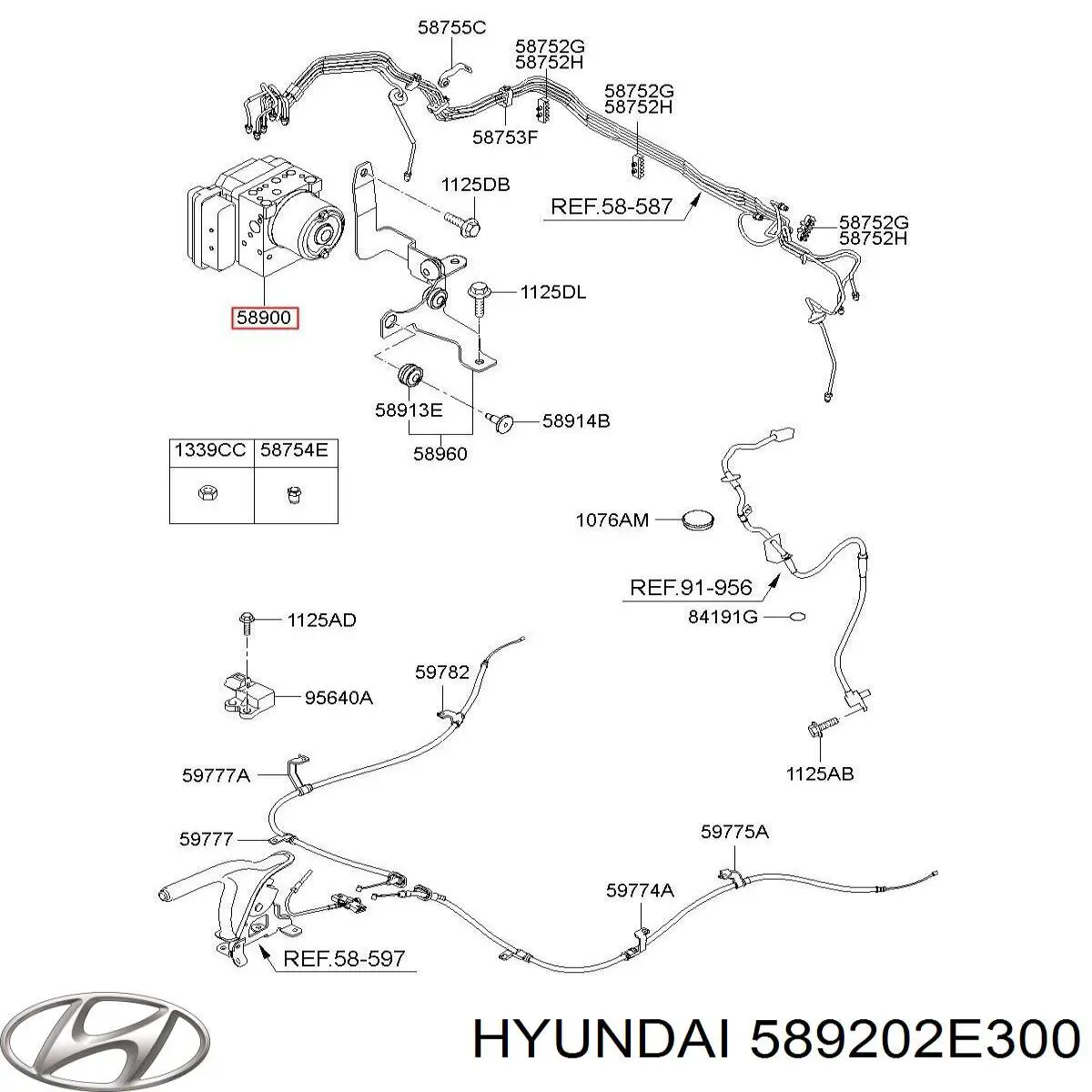 Купити 589202E300 Hyundai/Kia Гідроблок АБС