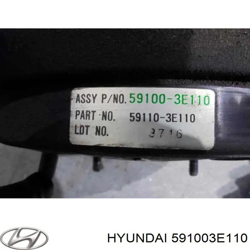 591003E110 Hyundai/Kia Циліндр гальмівний, головний