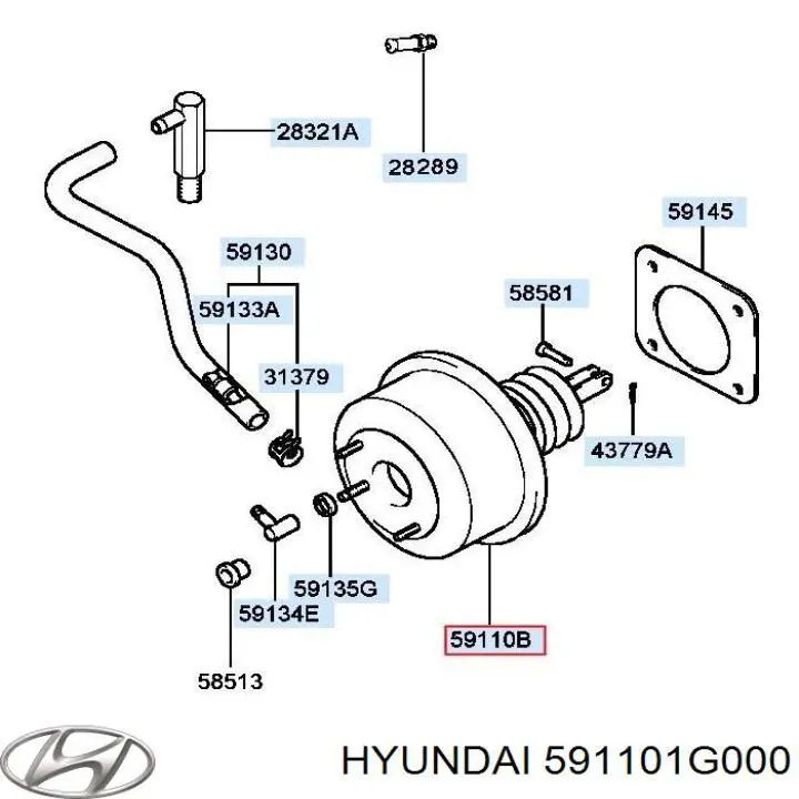 Купити Підсилювач гальм KIA Rio II JB