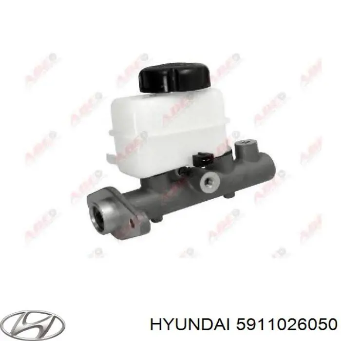 Циліндр головний гальма (Гідротормоз) Hyundai/Kia 5911026050 ціна, від 10.13 USD