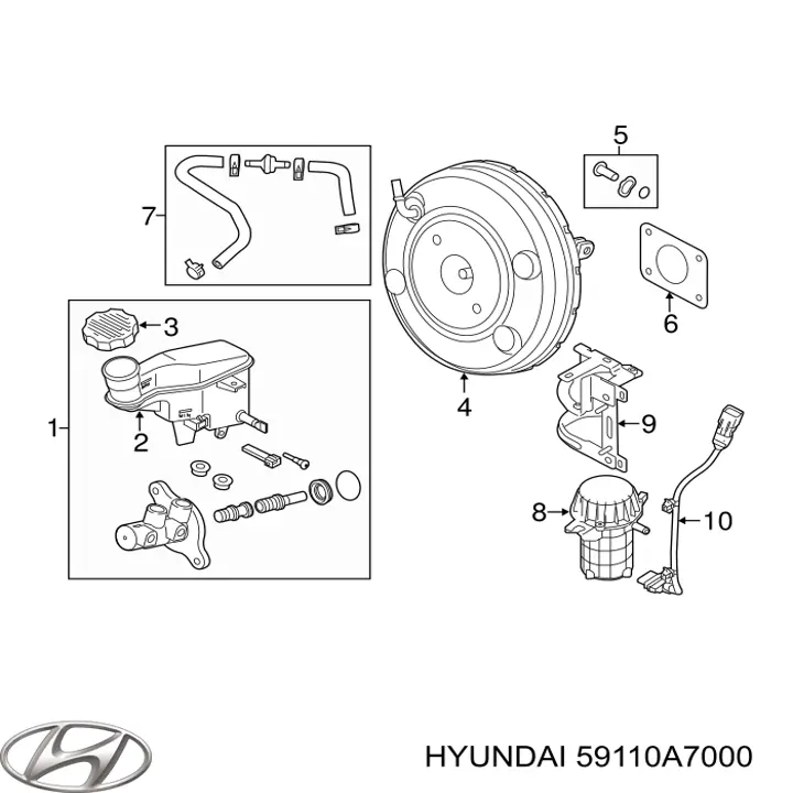  59110A7000 Hyundai/Kia