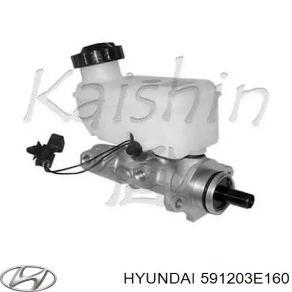 591203E160 Hyundai/Kia Циліндр гальмівний, головний