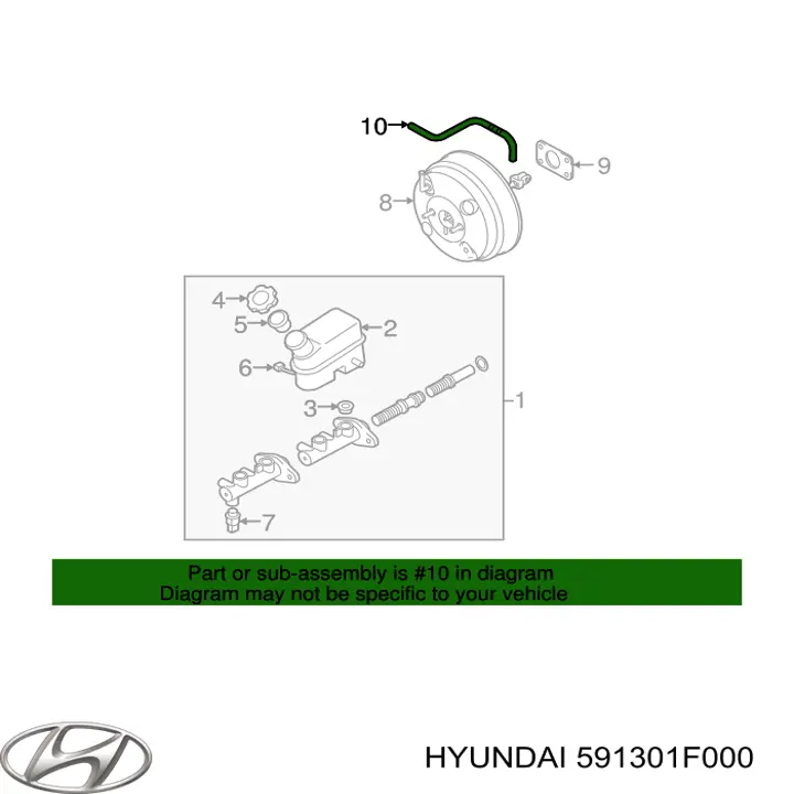  Hyundai/Kia 591301F000 ціна, від  USD