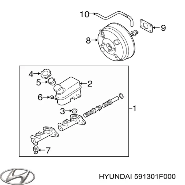  591301F000 Hyundai/Kia