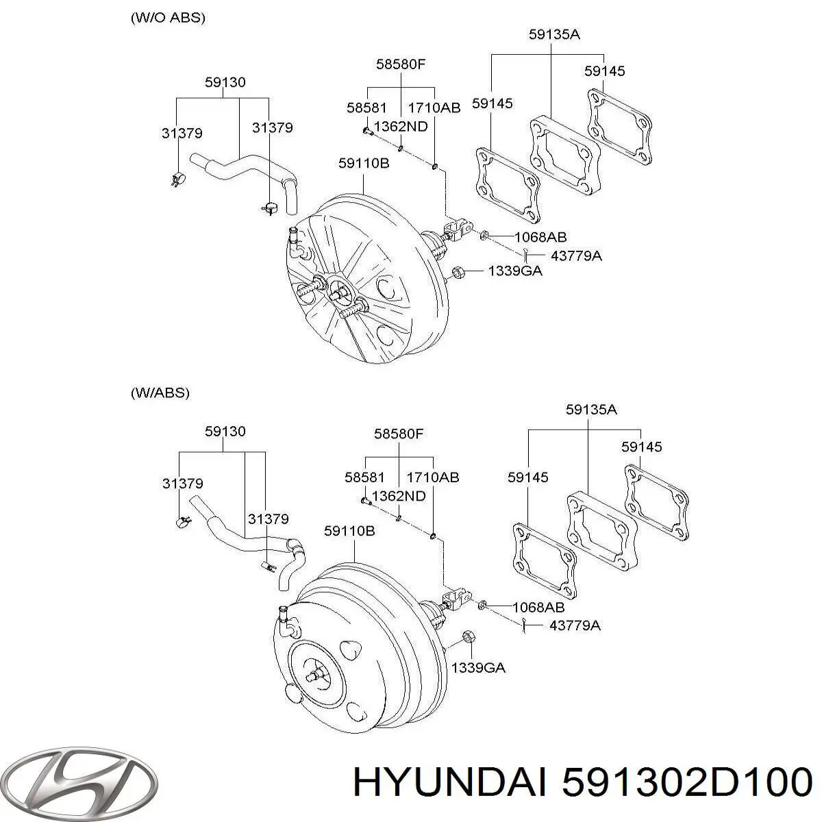 591302D100 Hyundai/Kia 