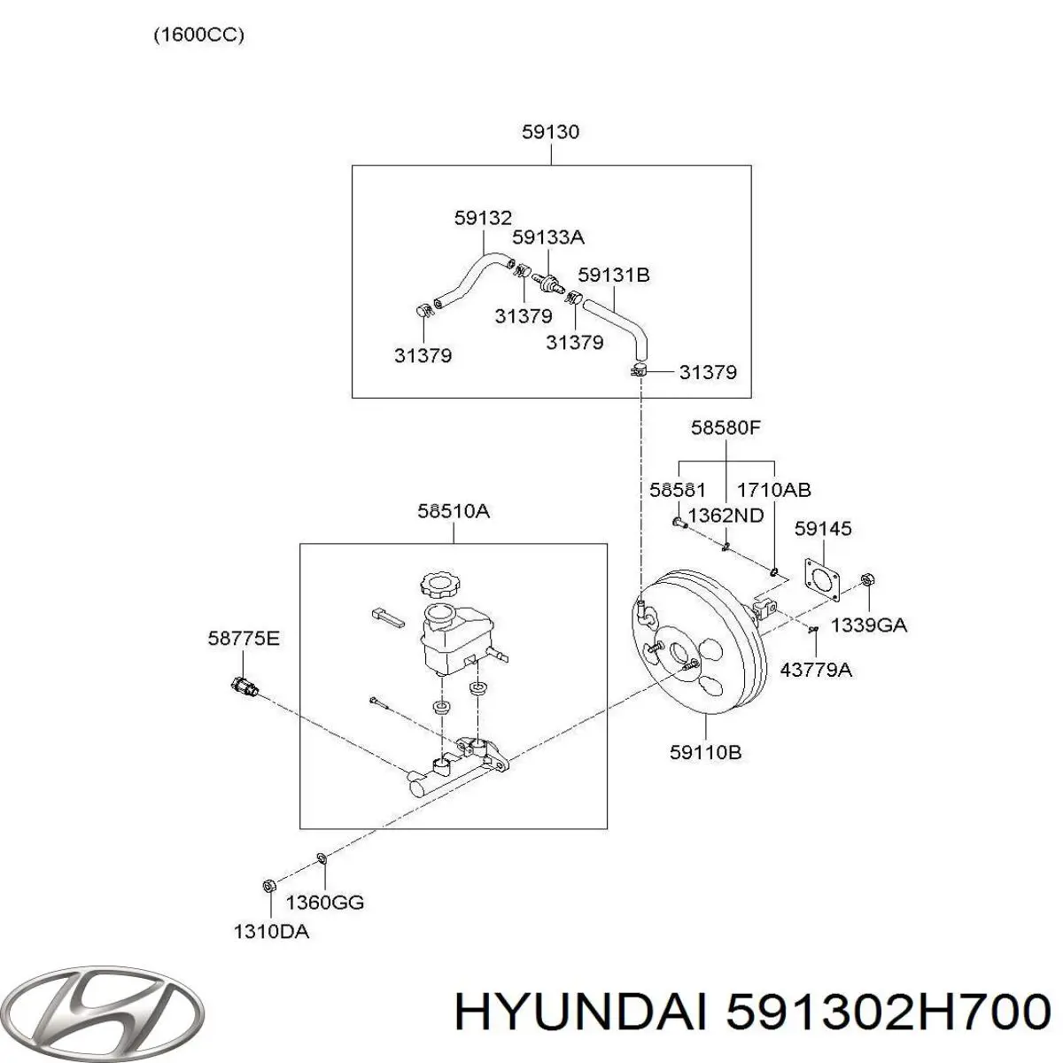  591302H700 Hyundai/Kia