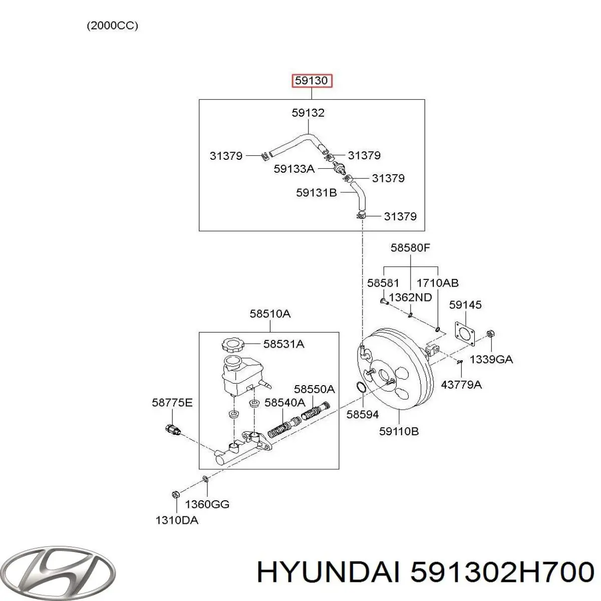  591302H700 Hyundai/Kia