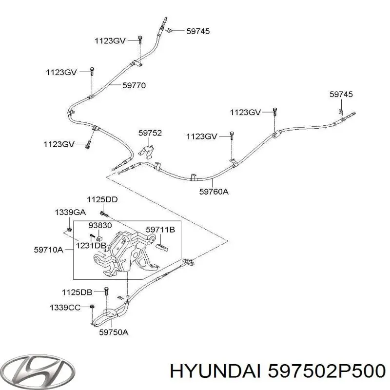  597502P500 Hyundai/Kia