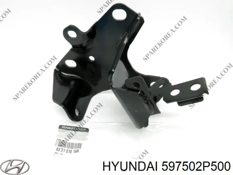 Купити 597502P500 Hyundai/Kia Трос ручного гальма передній