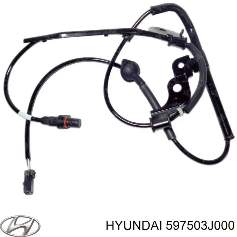 597503J000 Hyundai/Kia Трос ручного гальма передній