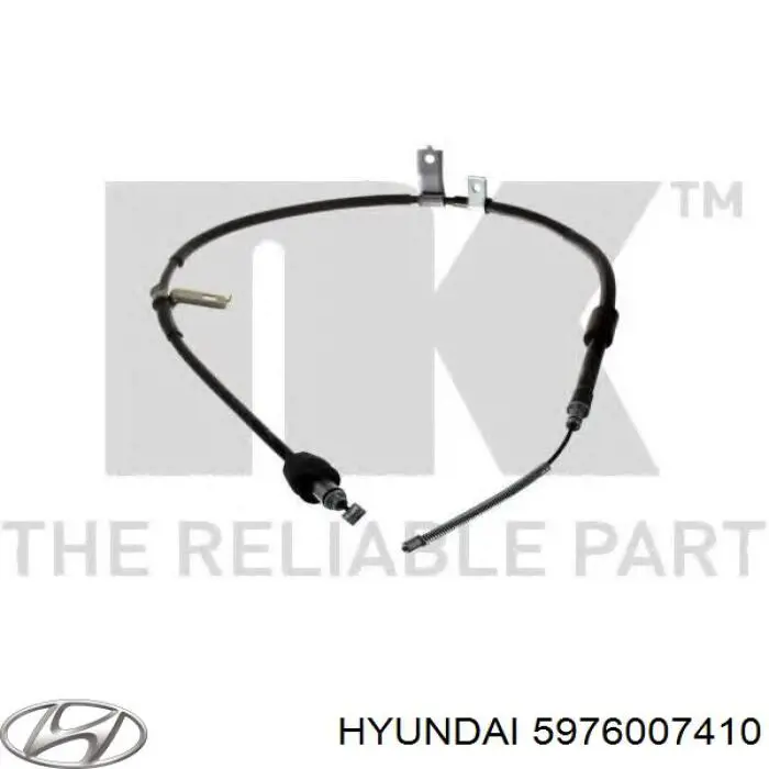 Трос стоянкового гальма задній лівий Hyundai/Kia 5976007410 ціна, від 21.17 USD