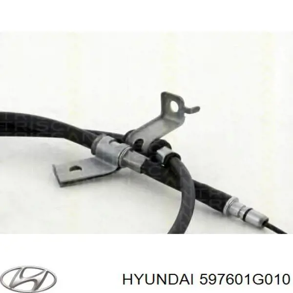 Купити 597601G010 Hyundai/Kia Трос ручного гальма задній, лівий