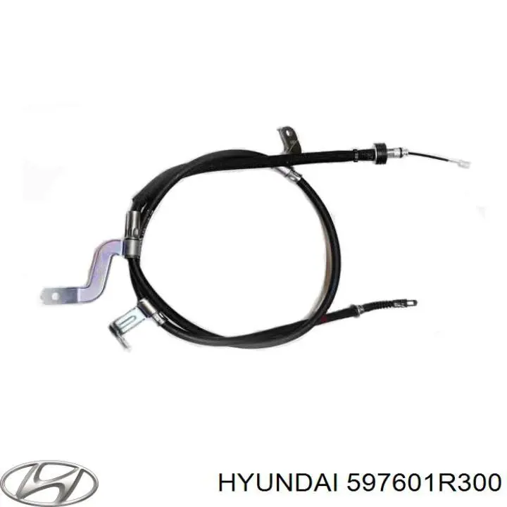 Трос ручного гальма задній, лівий Hyundai Accent (RB) (Хендай Акцент)