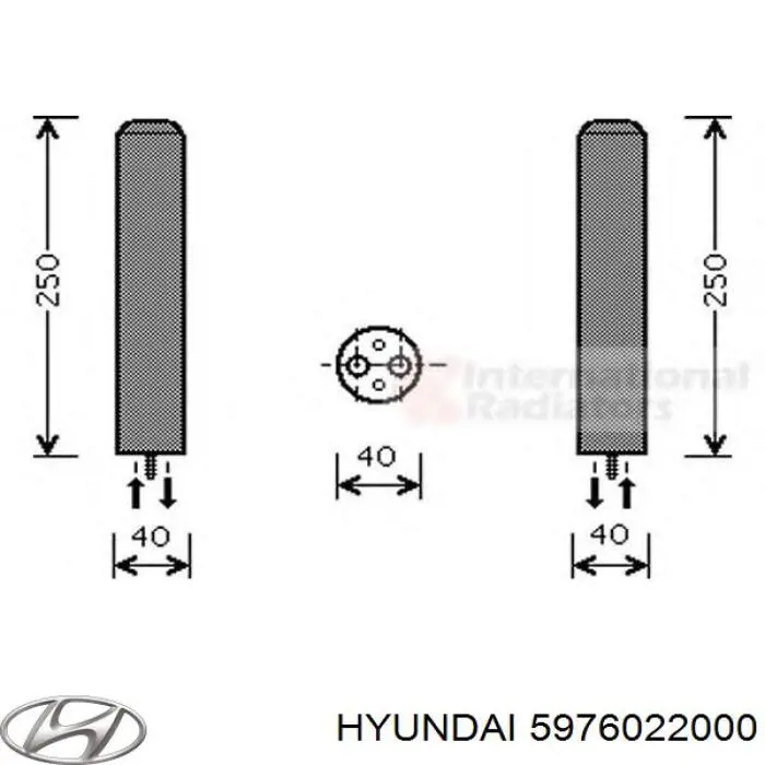 Трос ручного гальма задній, лівий 5976022000 Hyundai/Kia