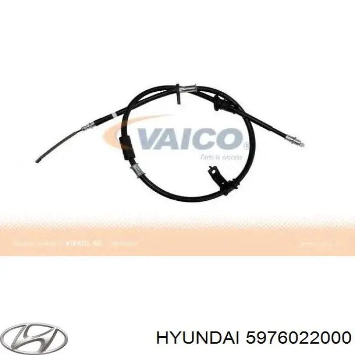 Трос стоянкового гальма задній лівий Hyundai/Kia 5976022000 ціна, від 13.74 USD