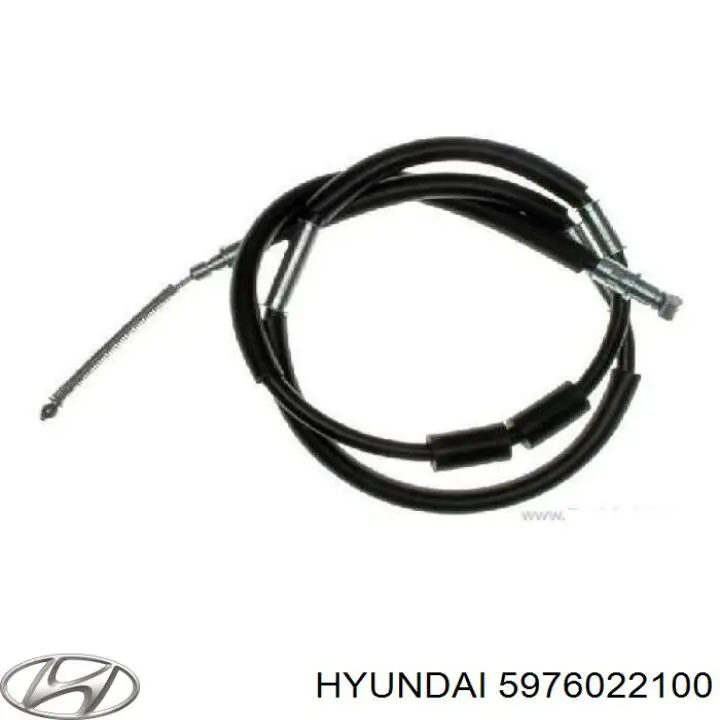 Трос стоянкового гальма задній лівий Hyundai/Kia 5976022100 ціна, від 15.40 USD