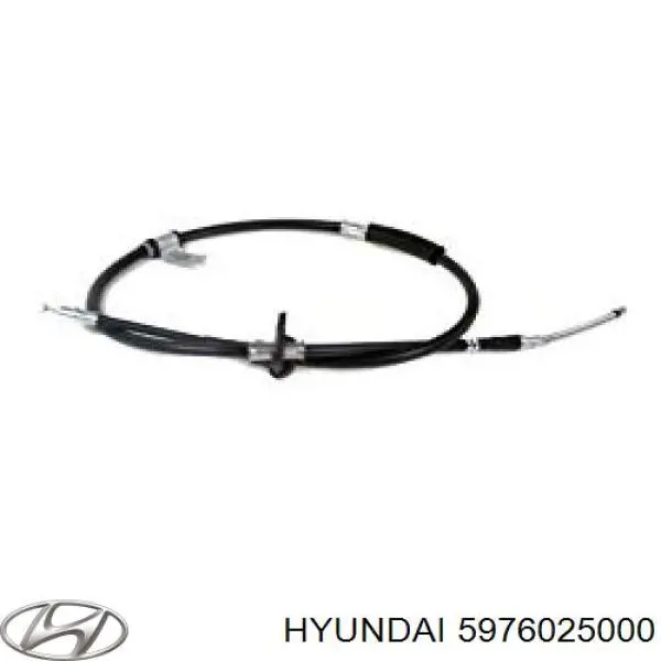 5976025000 Hyundai/Kia Трос ручного гальма задній, лівий