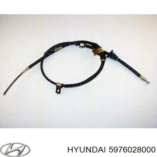 Трос стоянкового гальма задній лівий Hyundai/Kia 5976028000 ціна, від 33.15 USD