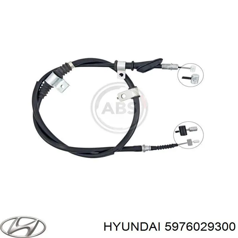 Трос стоянкового гальма задній лівий Hyundai/Kia 5976029300 ціна, від 24.47 USD