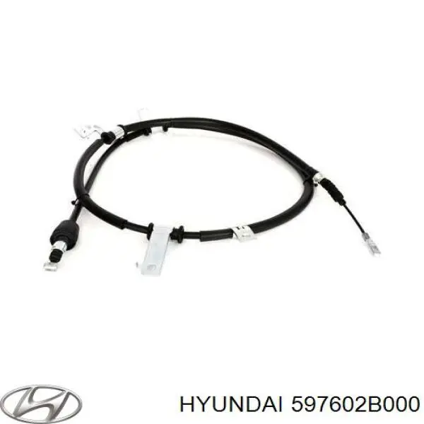 597602B000 Hyundai/Kia трос ручного гальма задній, лівий