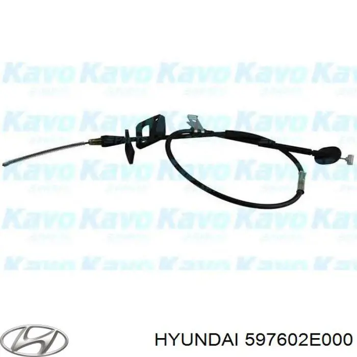 Трос стоянкового гальма задній лівий Hyundai/Kia 597602E000 ціна, від 24.93 USD