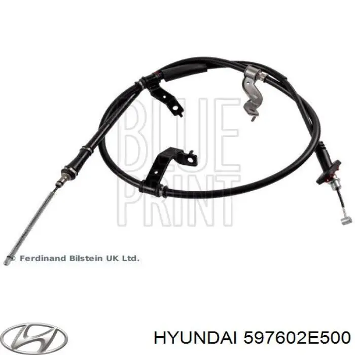 Трос стоянкового гальма задній лівий Hyundai/Kia 597602E500 ціна, від 19.47 USD