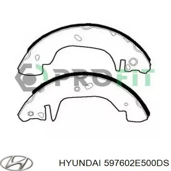 Трос стоянкового гальма задній лівий Hyundai/Kia 597602E500DS ціна, від 19.47 USD