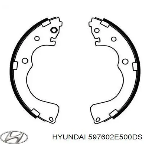 Купити 597602E500DS Hyundai/Kia Трос ручного гальма задній, лівий