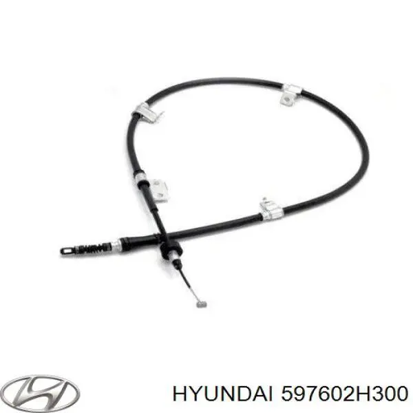 597602H300 Hyundai/Kia трос ручного гальма задній, лівий
