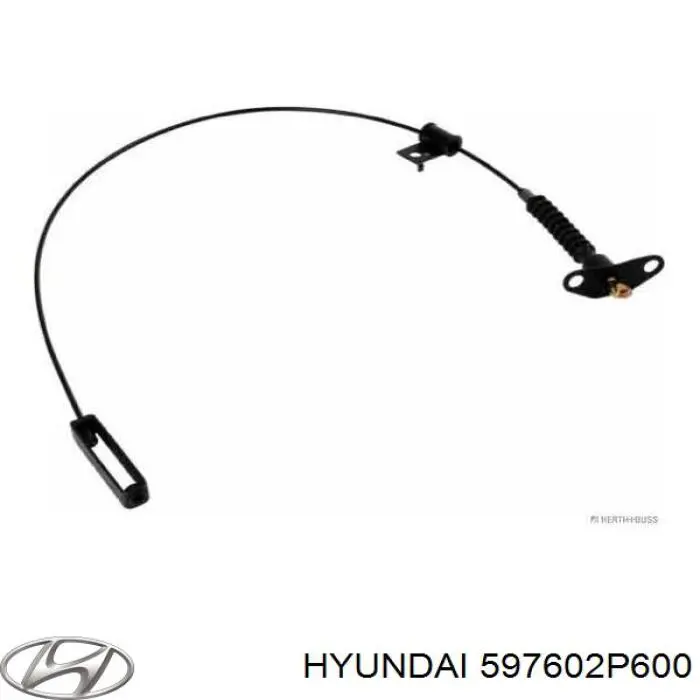 Трос стоянкового гальма задній лівий Hyundai/Kia 597602P600 ціна, від 146.30 USD