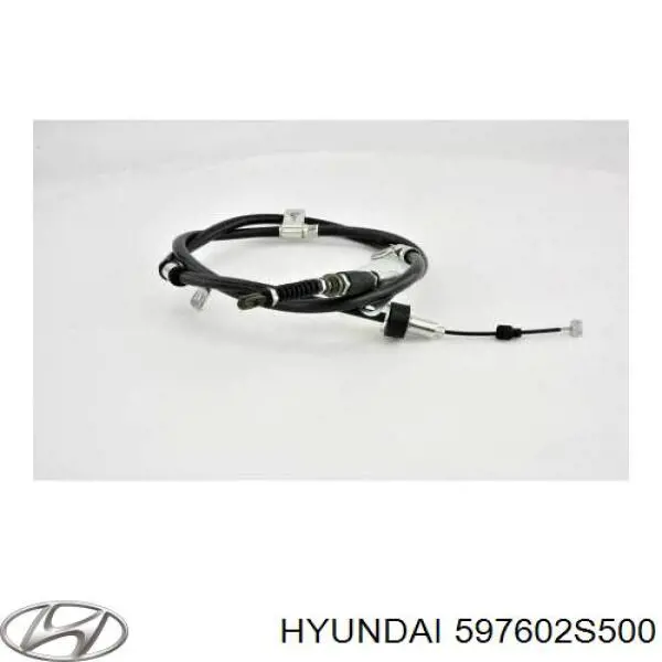 597602S500 Hyundai/Kia Трос ручника задній лівий