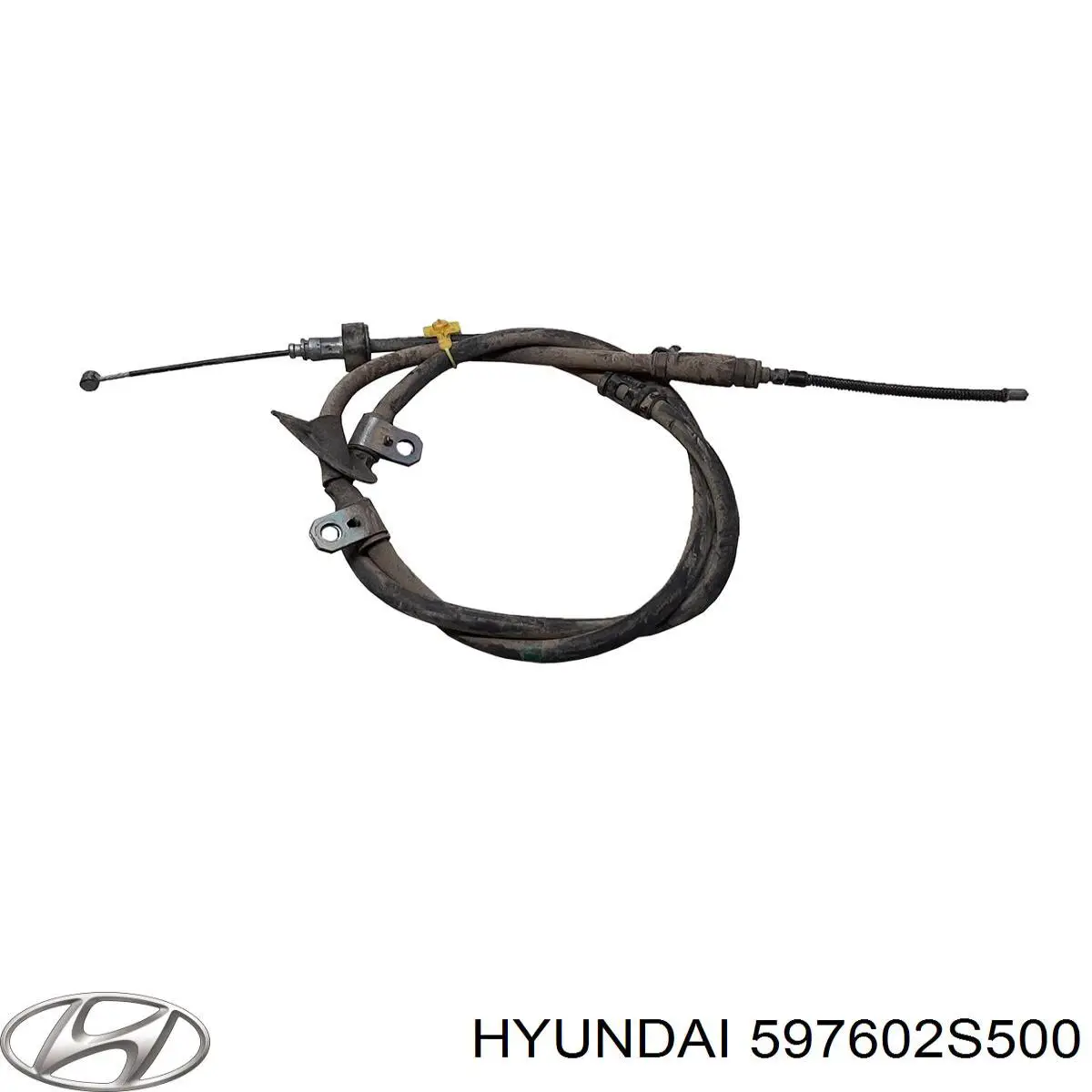 597602S500 Hyundai/Kia трос ручного гальма задній, лівий