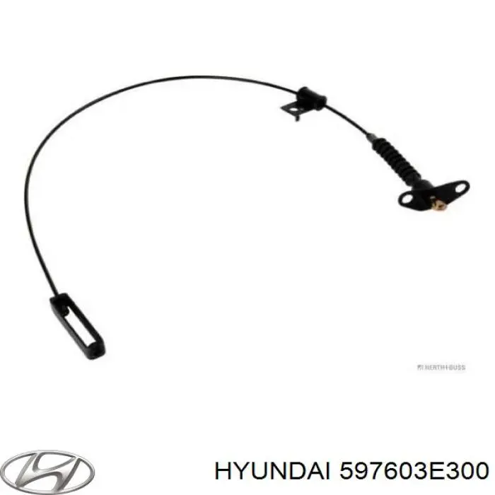Трос стоянкового гальма задній лівий Hyundai/Kia 597603E300 ціна, від 24.10 USD