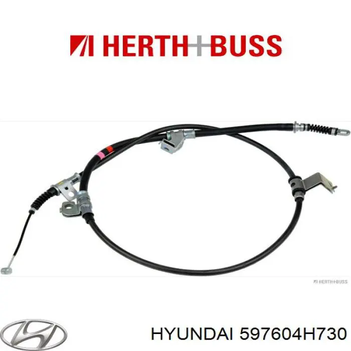 Трос стоянкового гальма задній лівий AIC 76057 ціна, від 20.29 USD