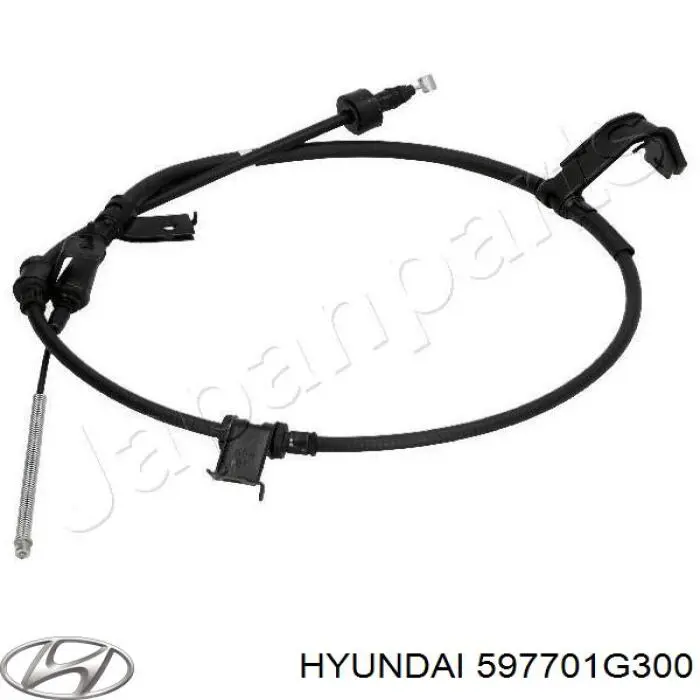 Трос стоянкового гальма задній правий Hyundai/Kia 597701G300 ціна, від 17.28 USD