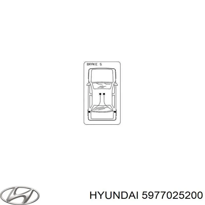 Трос стоянкового гальма задній правий Hyundai/Kia 5977025200 ціна, від 14.82 USD