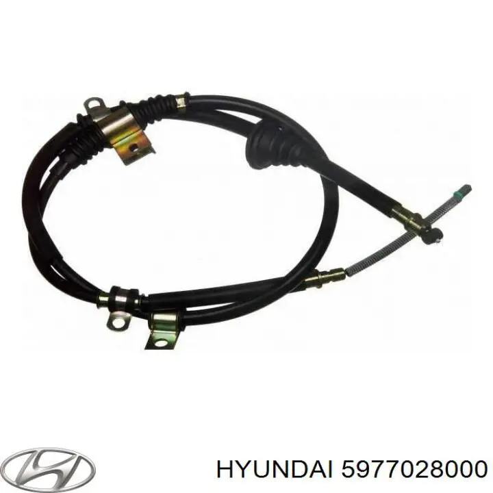 Трос стоянкового гальма задній правий Hyundai/Kia 5977028000 ціна, від 26.55 USD