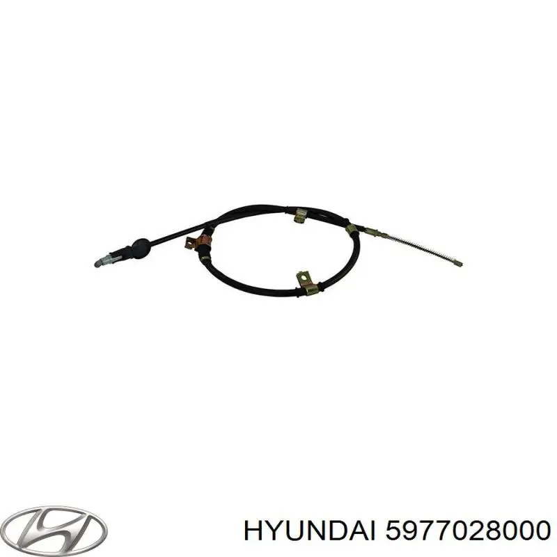Купити 5977028000 Hyundai/Kia Трос ручного гальма задній, правий