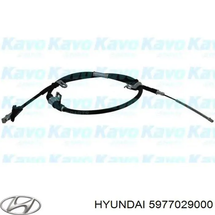 5977029000 Hyundai/Kia трос ручного гальма задній, правий