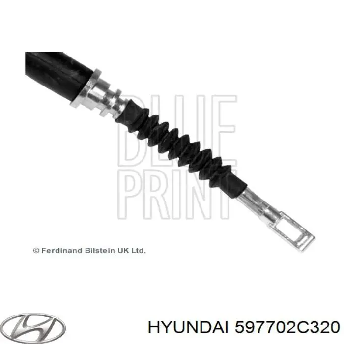 Купити 597702C320 Hyundai/Kia Трос ручного гальма задній, правий