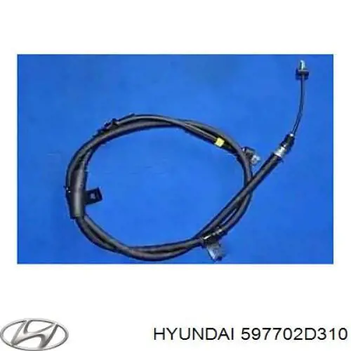 Купити 597702D310 Hyundai/Kia Трос ручного гальма задній, правий
