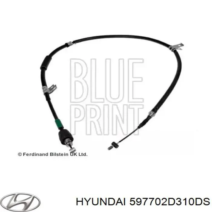 597702D310DS Hyundai/Kia Трос ручного гальма задній, правий