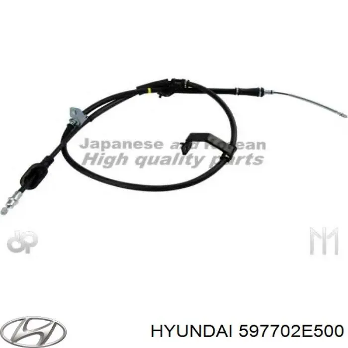 Трос стоянкового гальма задній правий Hyundai/Kia 597702E500 ціна, від 23.01 USD