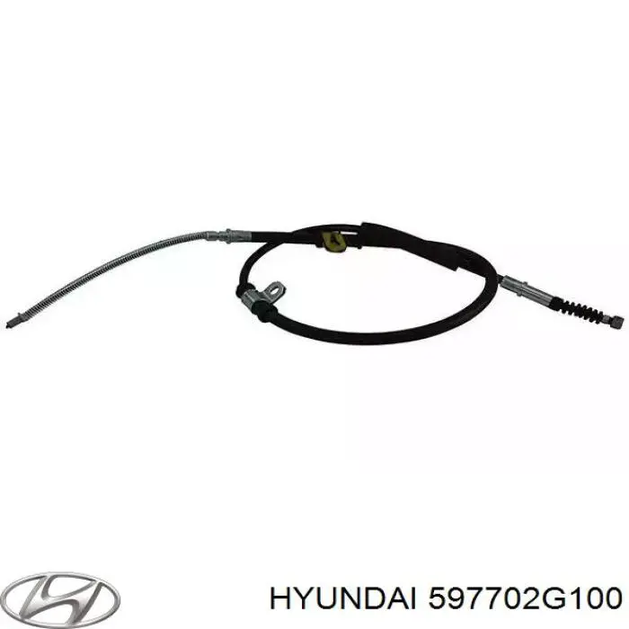 597702G100 Hyundai/Kia Трос ручного гальма задній, правий