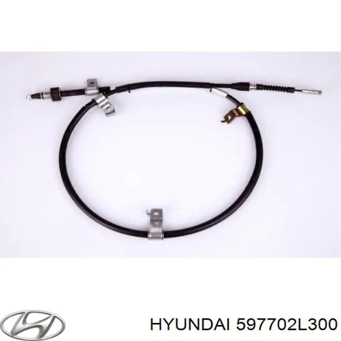 597702L300 Hyundai/Kia Трос ручного гальма задній, правий